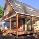 Exterior Natural Wood Sealing of a Corvallis home